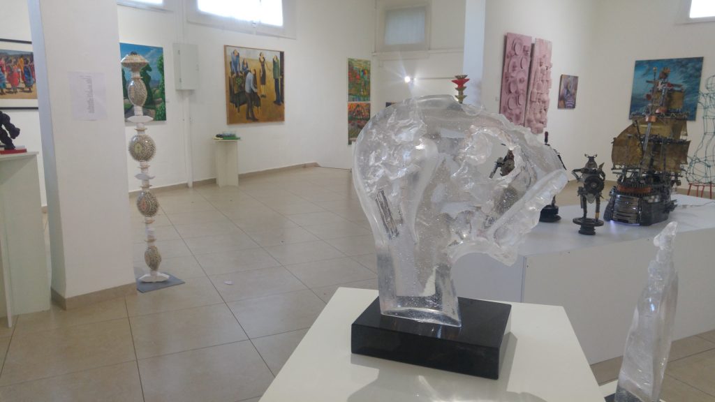 Говорят художники и скульпторы на выставке "Гости" в Бейт Шагал (фото и видео)
