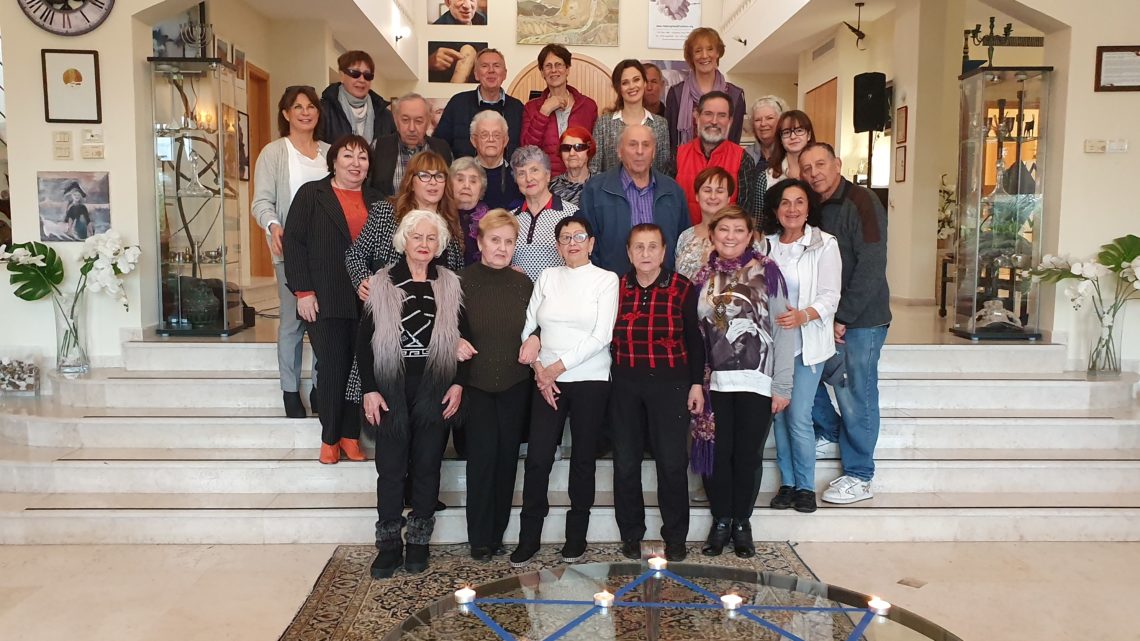 Беженцы, эвакуированные из Хайфы в гостях у Коалиции «Рука помощи Израилю»