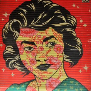 Граффити на хайфском рынке