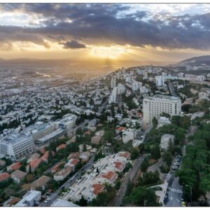 Процент вакцинированных от коронавируса по районам Хайфы